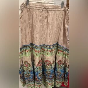 Bohemian Multicolor Maxi Skirt